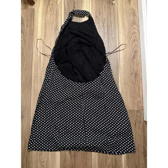 NWT! Reformation Avielle Dress in Aviar Dot Size 10 - Picture 4 of 6